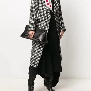 Alexander McQueen Black Clutch with Skull Accents